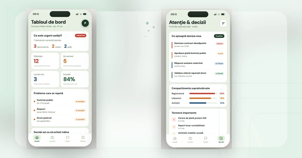 Primarul cu telefonul în mână: cum poate lua o comună decizii mai bune pe baza datelor